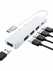 USB HUB разветвитель usb type c 3.0 на 4 порта Орбита OT-PCR21
